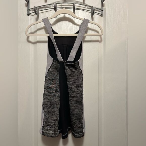 Lululemon Spin It To Win It Tank women’s 8 black gray - Picture 3 of 14